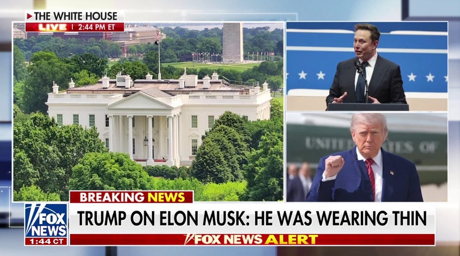 President Trump responds to Elon Musk: He was 'wearing thin'