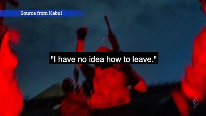 Afghan ally in Kabul says ‘I have no idea how to leave’ following US withdrawal 