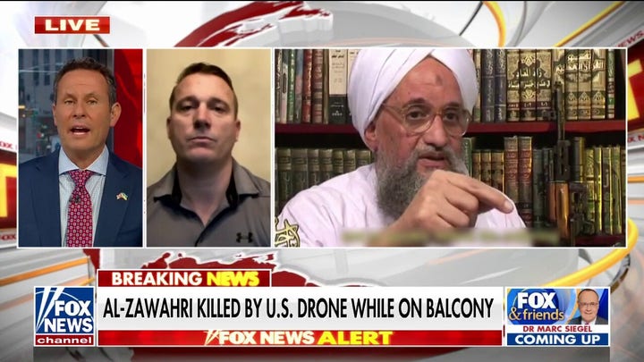 United States Marine veteran on al-Zawahri's death: Al Qaeda feels safe in Afghanistan again