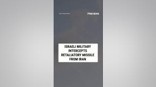 WATCH: Israeli military intercepts retaliatory missile from Iran