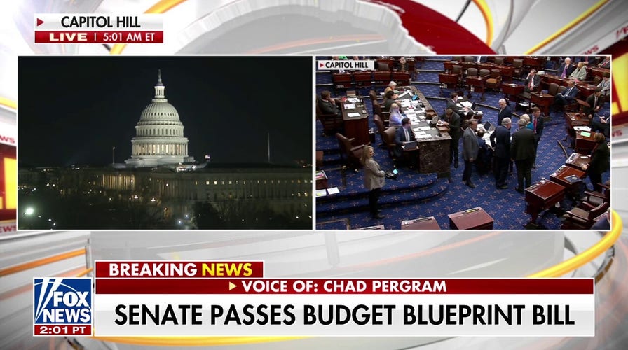 Senate approves budget blueprint after overnight 'vote-a-rama'