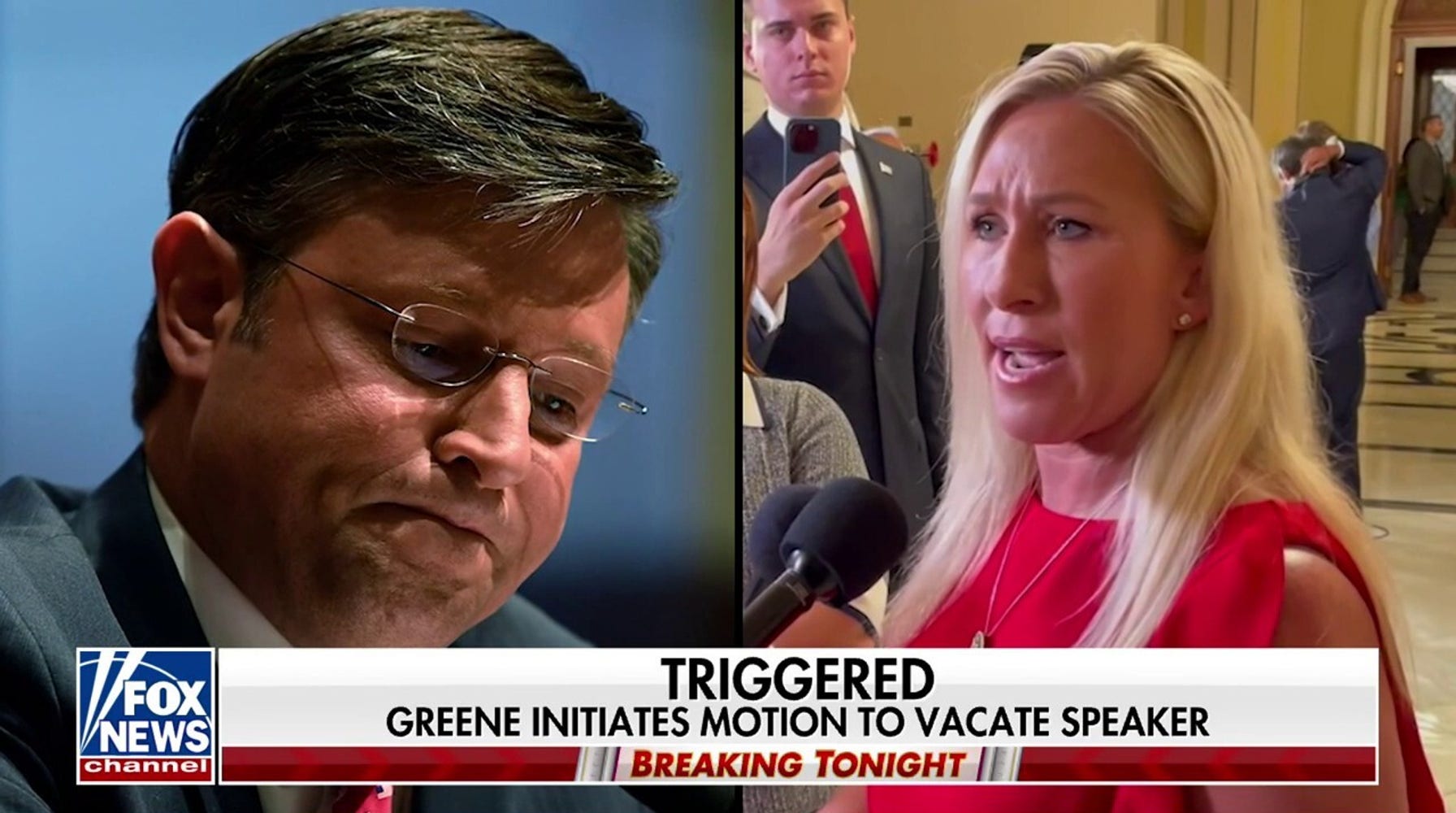 Greene's Motion to Vacate Speakership Fails, Democrats Save Johnson's Leadership