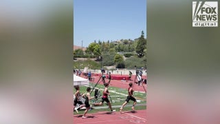 Sights and sounds from the California girls' track and field meet with trans controversy