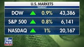 Stocks near all-time highs, summer gas prices hit 4-year low