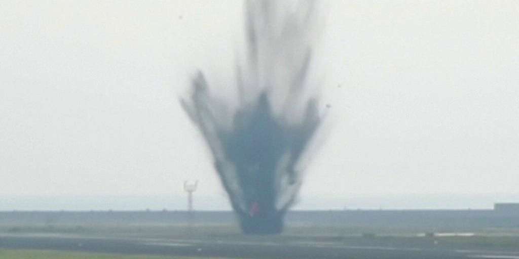 US bomb from World War II explodes in Japan