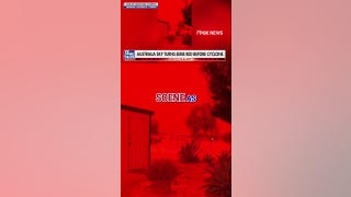 SEE IT: Australia sky turns red before cyclone