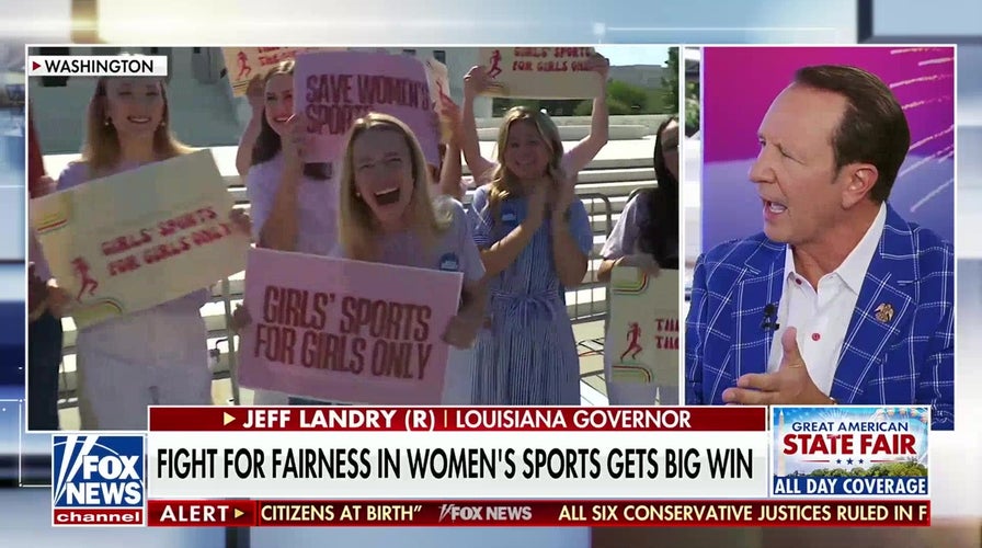 Louisiana’s governor praises Supreme Court’s ruling on women’s sports