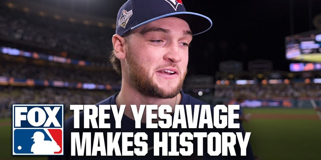 ROOKIE MAKES WORLD SERIES HISTORY😤 Trey Yesavage on 12 strikeout performance vs. Dodgers in Game 5