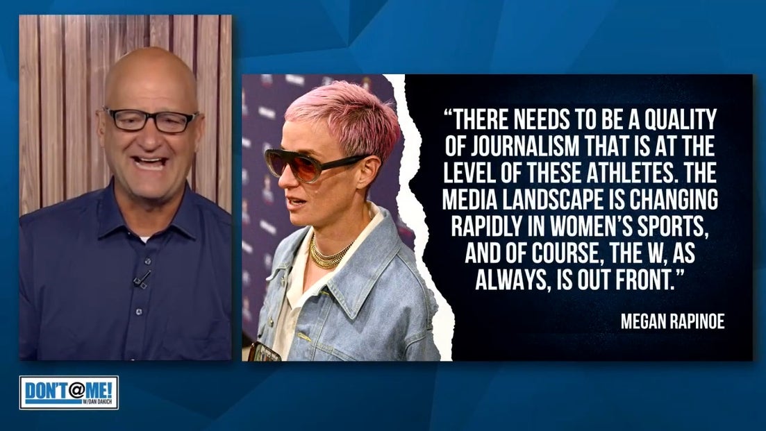 Magan Rapinoe Defends Angel Reese Not Speaking With Media Anymore | Don't @ Me w/Dan Dakich