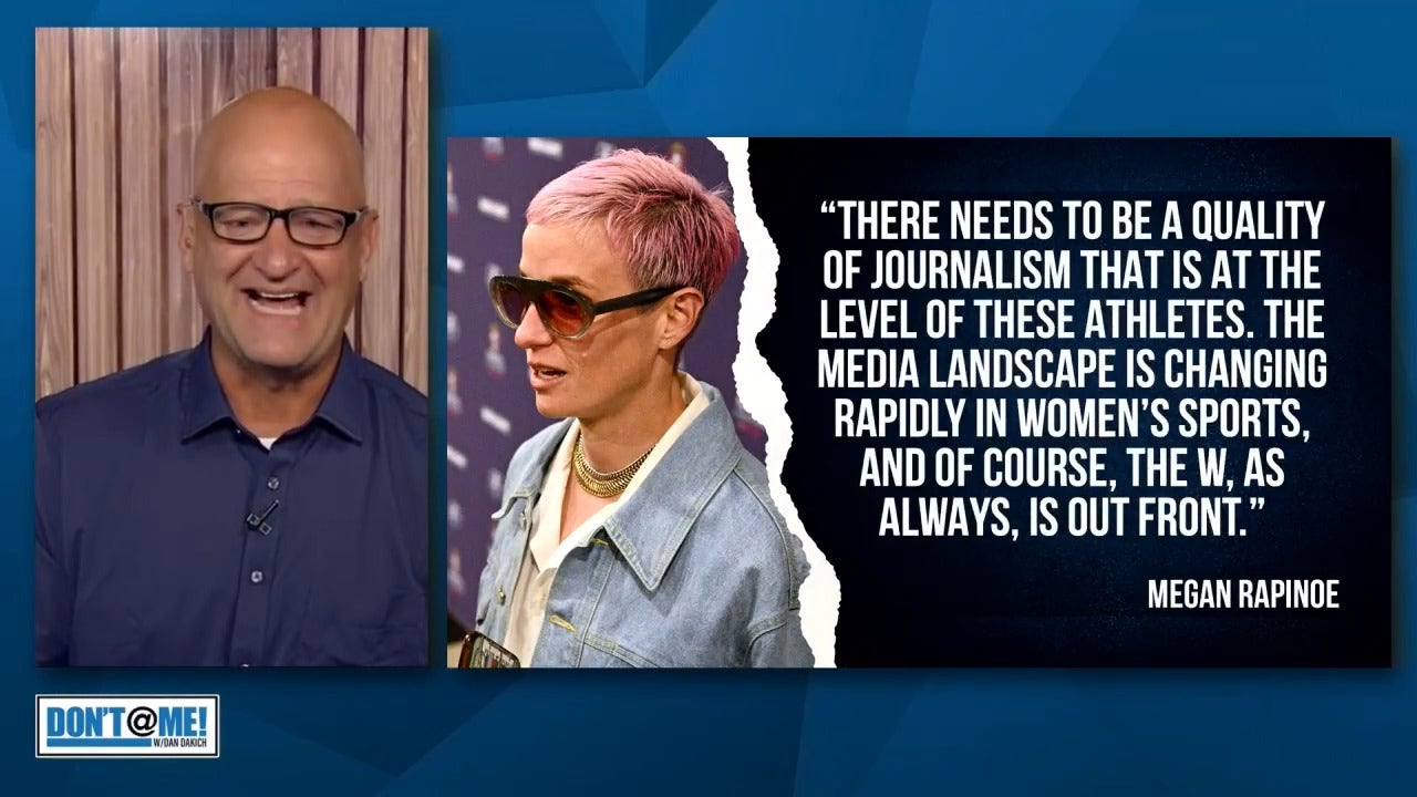 Magan Rapinoe Defends Angel Reese Not Speaking With Media Anymore | Don't @ Me w/Dan Dakich