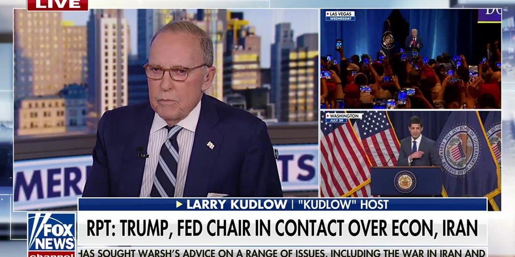 Larry Kudlow unpacks reports on Trump-Warsh ties