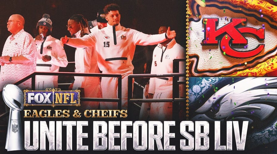 The Eagles and the Chiefs unite before Super Bowl LIX | Super Bowl LIX Opening Night 