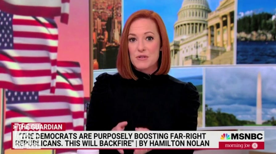 Jen Psaki says Democrats meddling in GOP primaries about 'trying to win'