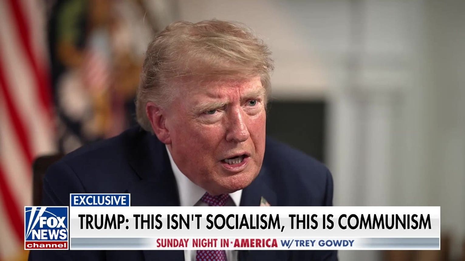 Trump warns of 'communism' in the Democratic Party