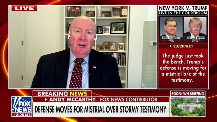 McCarthy: Trump defense can 'bolster' motion for mistrial over judge's actions