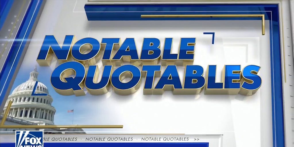 Notable Quotables For Friday, April 15 | Fox News Video