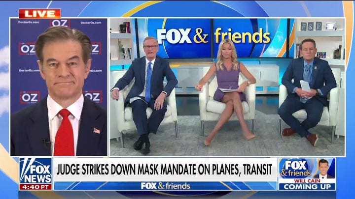 Dr. Oz: The left is forcing these mask mandates that don't work