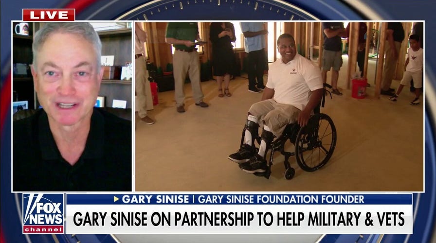Actor Gary Sinise on partnership to help military, veterans