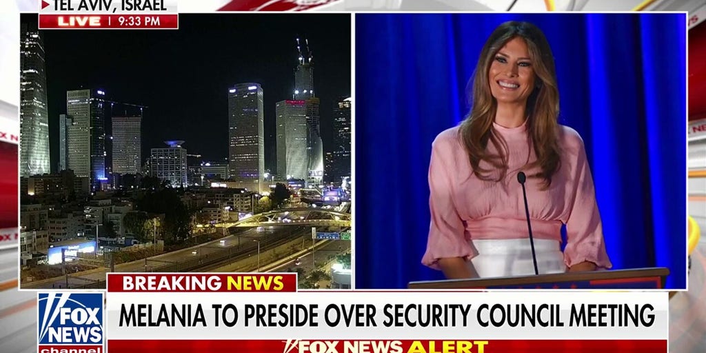 Historic moment unfolds as first lady Melania Trump oversees Security Council meeting