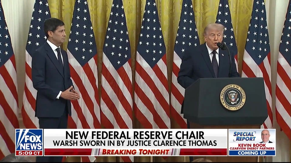 Kevin Warsh sworn in as Federal Reserve chair, promises changes