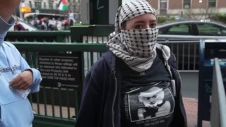 Aggressive Columbia University protester heard shouting 'We're all Hamas, pig!' - Fox News