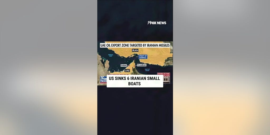 BREAKING: US sinks six Iranian small boats