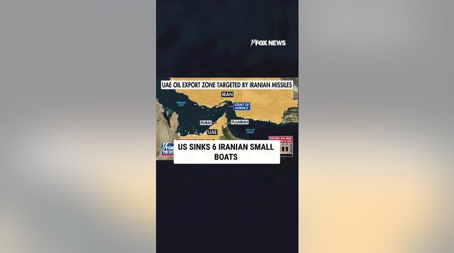 BREAKING: US sinks six Iranian small boats