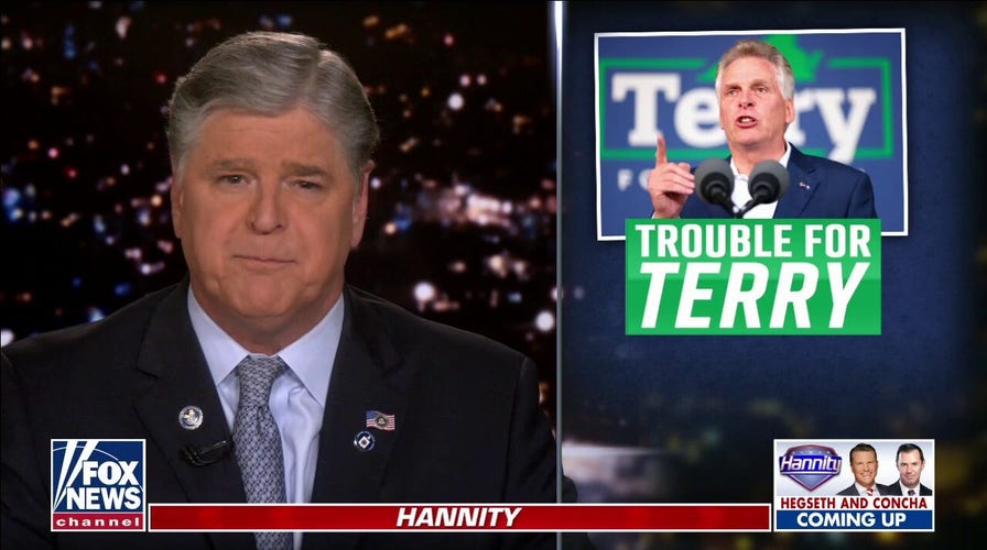 Trouble for Terry? Hannity warns Virginia Democrat of Biden's effect on campaign