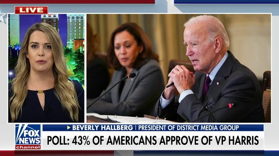 Kamala Harris' low approval rating is 'not surprising': Beverly Hallberg