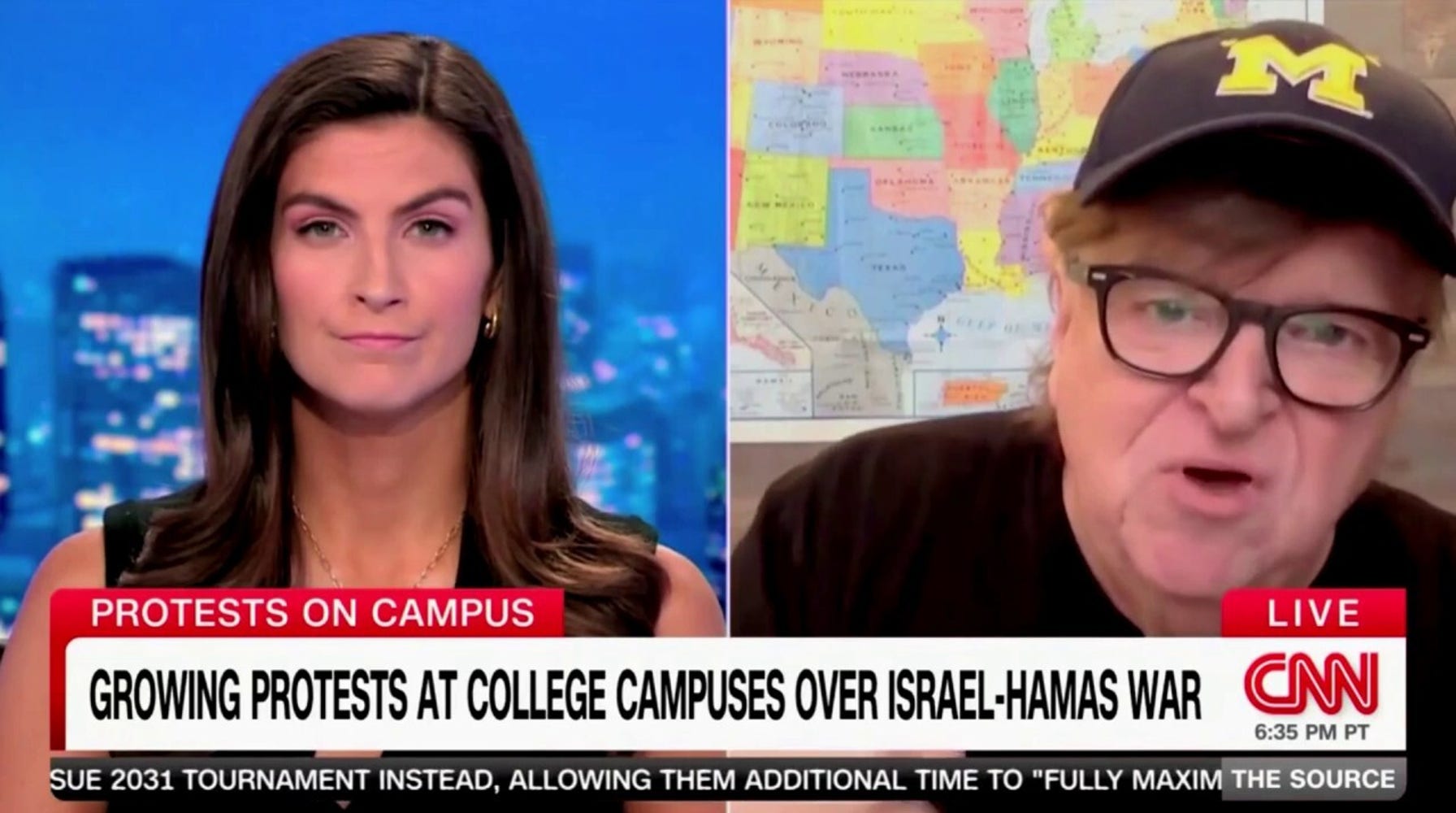 Michael Moore: Biden's Pro-Israel Stance Threatens His Re-election