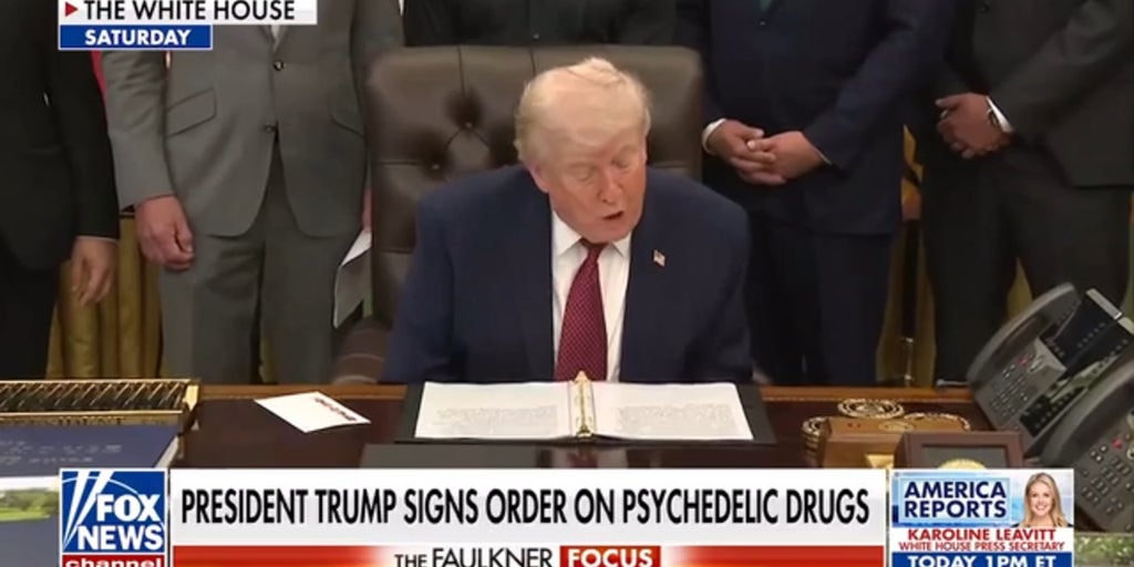 Veterans cheer Trump's order on psychedelic drugs to treat PTSD