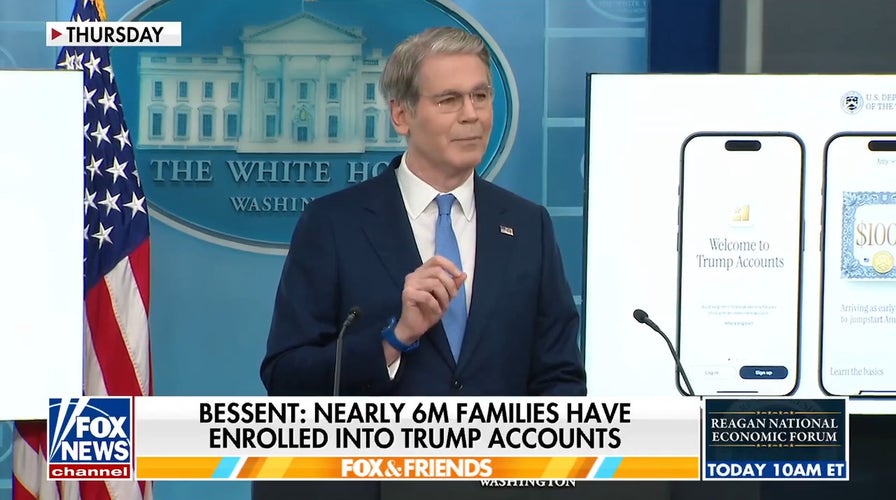 Treasury Secretary Bessent unveils Trump Accounts