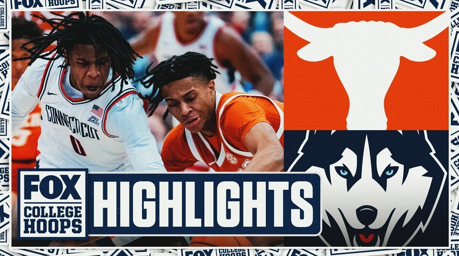Texas Longhorns vs. No. 5 UConn Huskies Highlights | FOX College Hoops