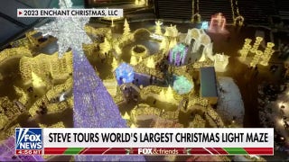 Steve Doocy visits world's largest Christmas light maze - Fox News