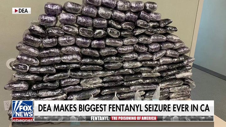 DEA makes biggest fentanyl seizure in California history