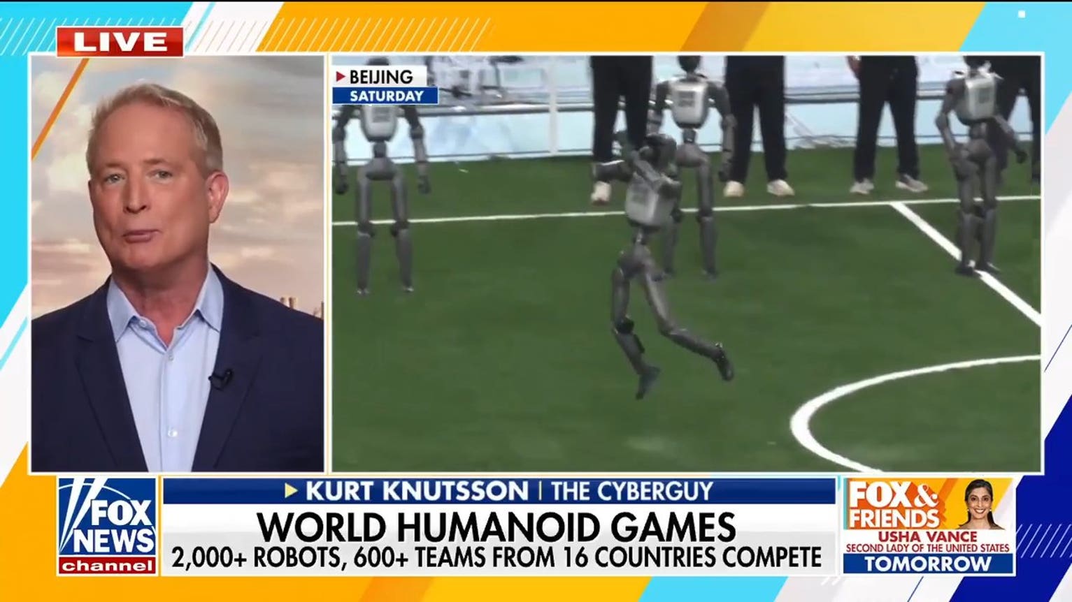 World Humanoid Games feature robots competing in athletic events