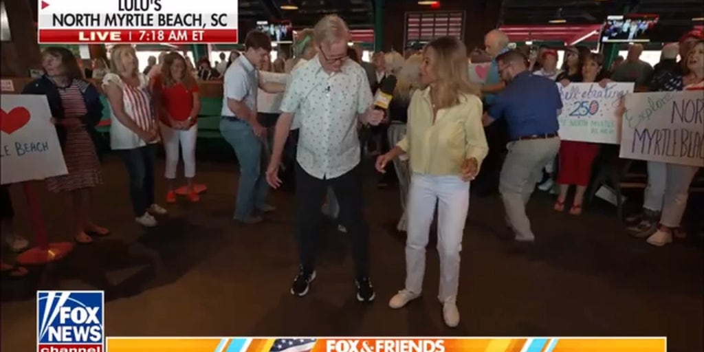 Steve Doocy learns the Carolina Shag