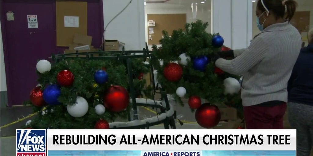 The rebuilding of Fox News' AllAmerican Christmas Tree begins Fox