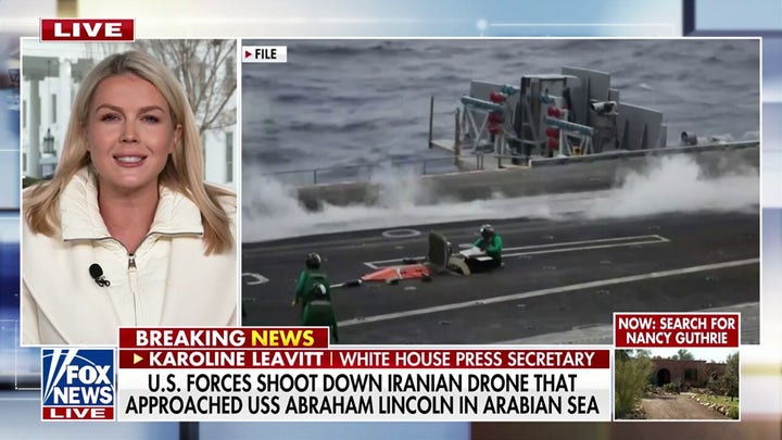 US Navy shoots down Iranian drone flying near USS Abraham Lincoln