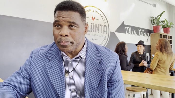 Republican Senate nominee Herschel Walker talks with Fox News Digital