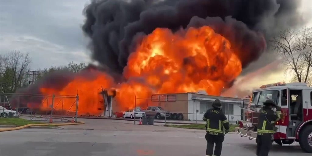 A Dolton business went up in flames in what authorities are investigating as a 'suspicious' incident