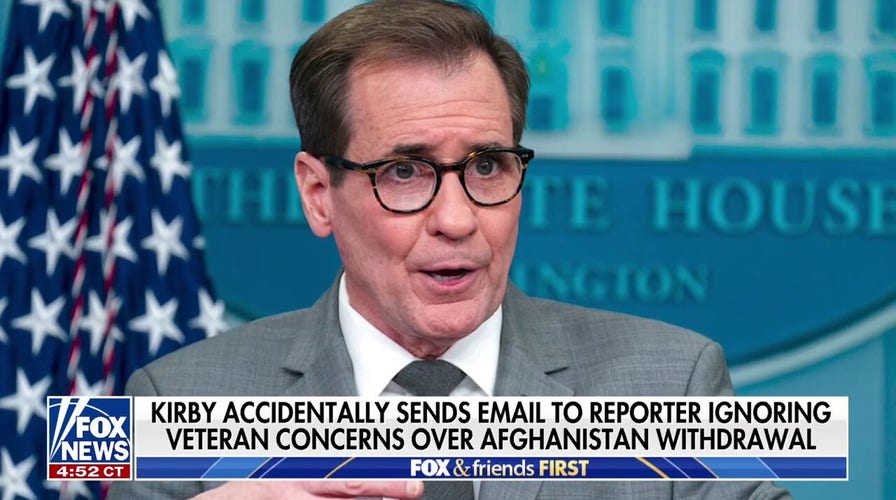 Email shows John Kirby dismissing veterans' concerns on Afghanistan: 'No use in responding'