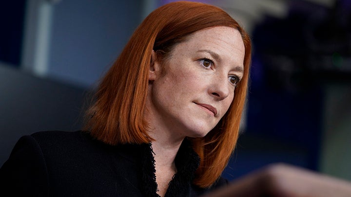 Jen Psaki provides near identical answers when discussing Russia and voting rights