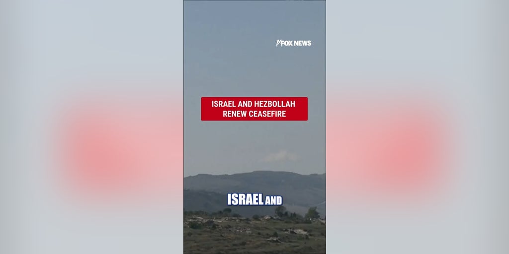 BREAKING: Israel, Hezbollah renew ceasefire