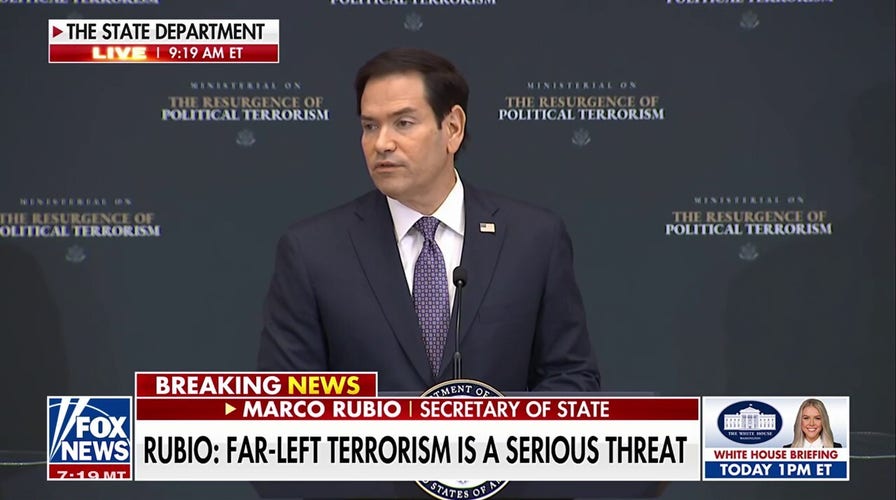 Marco Rubio: Far-left political terrorism is an international threat getting worse