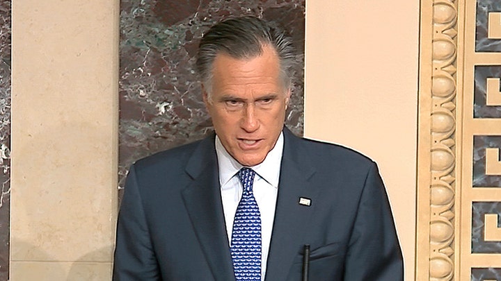 Media praising Mitt Romney amid impeachment conviction vote