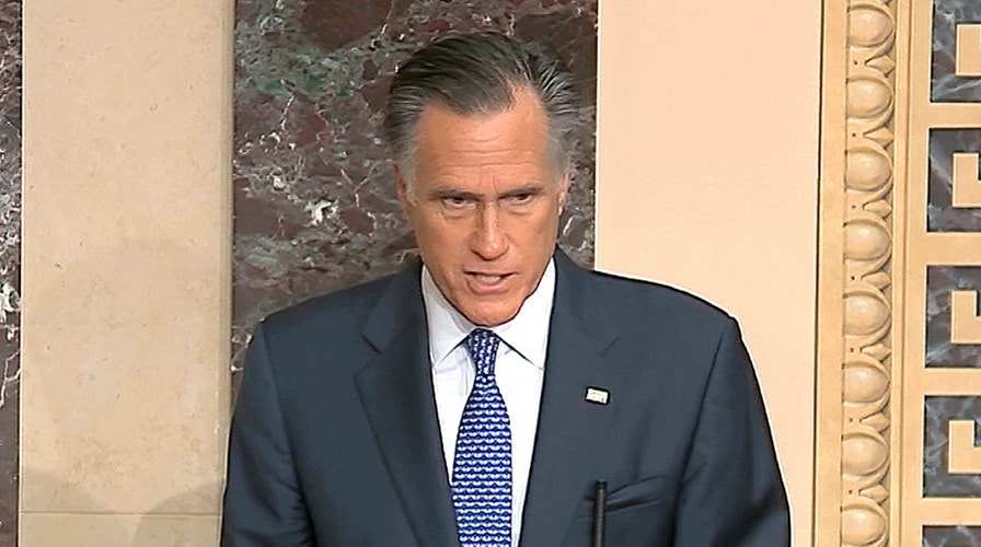 Media praising Mitt Romney amid impeachment conviction vote