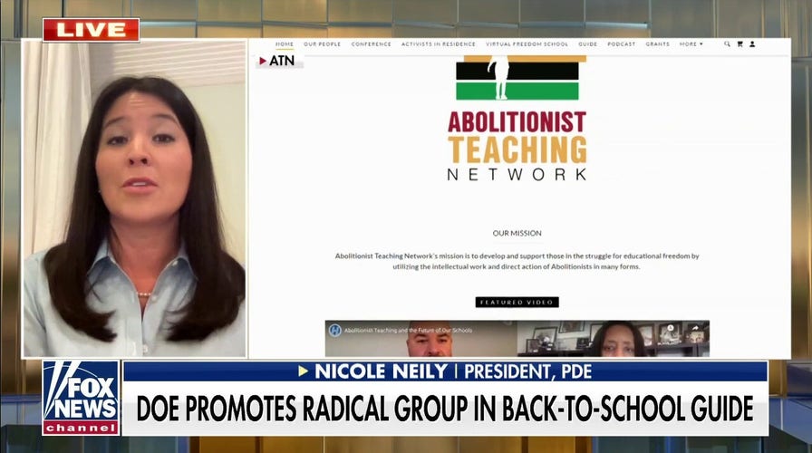 Abolitionist Teaching Network handbook about treating children differently, attacking 'whiteness': Neily 