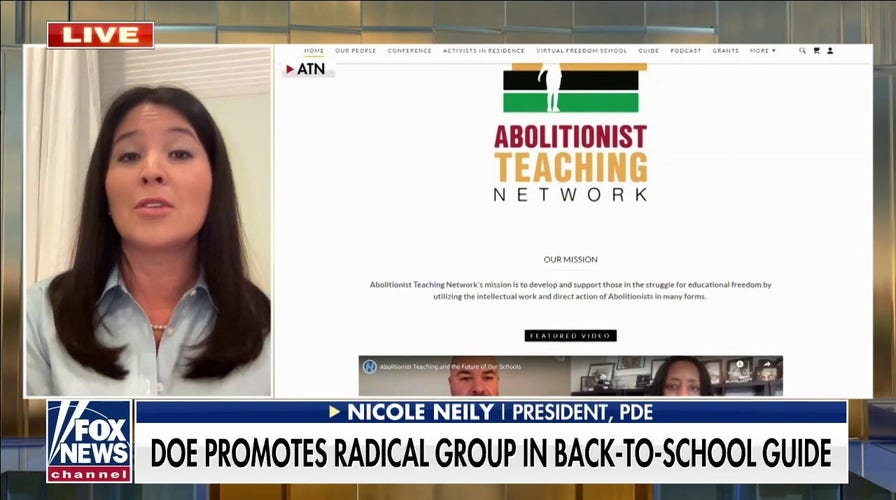 Abolitionist Teaching Network handbook about treating children differently, attacking 'whiteness': Neily 