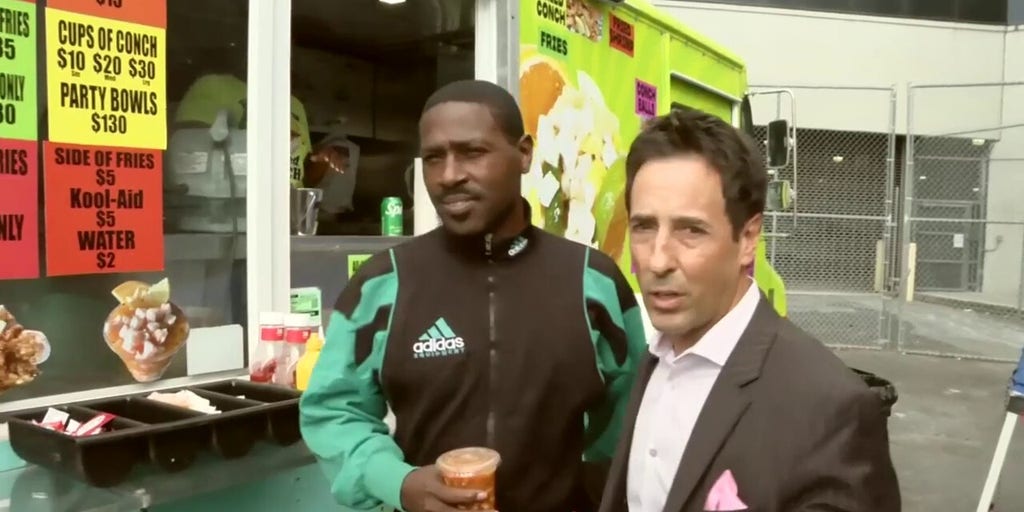 Ex-NFL star Antonio Brown goes to food truck after being released from jail on bond, praises God